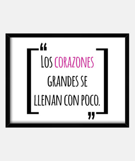Corazones grandes
