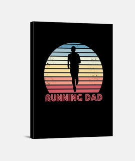 corriendo papá vintage retro puesta de 