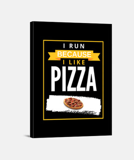 corro porque me gusta mucho la pizza graciosas novedad corriendo