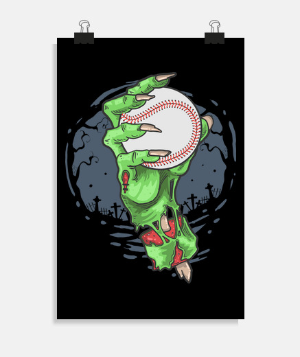 Poster costume de zombie d39halloween de base-