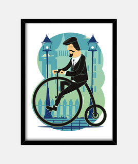 Cuadro Ciclistas Bicicletas Ciclismo
