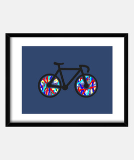 Cuadro con marco horizontal Bicicleta