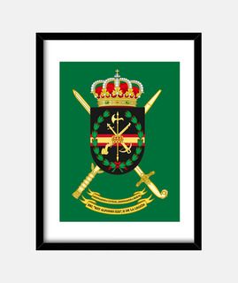 Cuadro con marco negro vertical, Brigada Rey Alfonso XIII, II de La Legión
