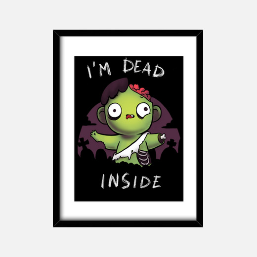 dead intérieur d&#39;un enfant zombie - halloween drôle