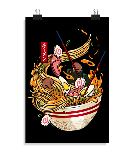 Póster Vertical 2:3 - (20 X 30 Cm) gran ramen - fideos japoneses laTostadora