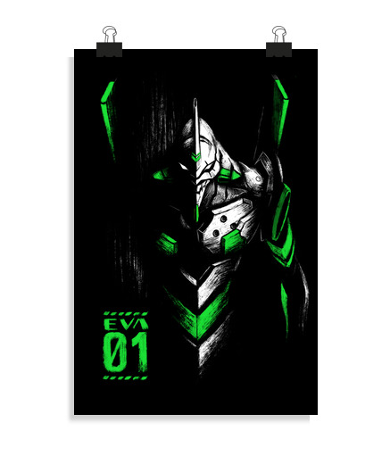 Póster Vertical 2:3 - (20 X 30 Cm) Evangelion 01 - EVA unit - manga anime laTostadora