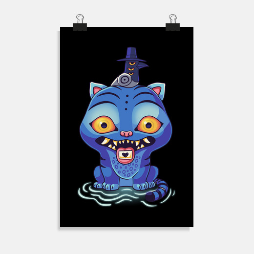 Póster derpy tigre kpop demon hunters | laTostadora