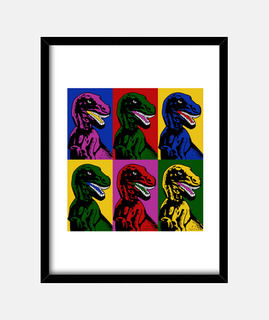 Dinosaur Pop Art