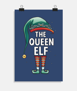 disfraz de elfo de navidad de la reina 