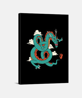 dragón chino verde