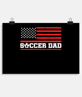 drapeau de sport américain de papa de f