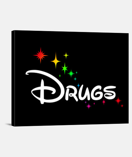 Lienzo Drugs (drogas) colores - DOPE