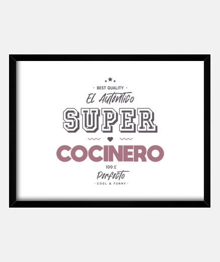 Cuadro el auténtico súper cocinero