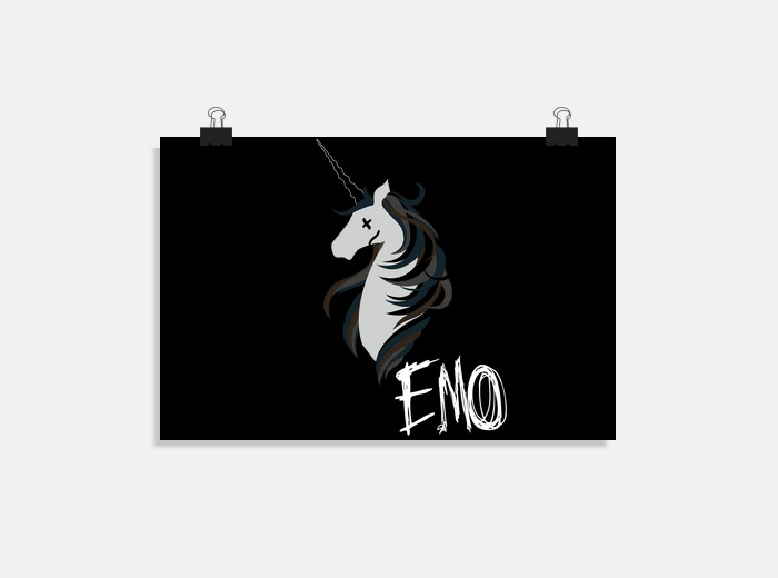 Póster emo góticas anime unicornios punk | laTostadora Póster emo góticas anime unicornios punk | laTostadora