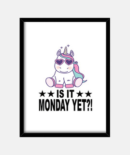 ¿Es lunes todavía unicornio? Odio el lu