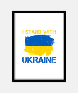 estoy con la bandera de ucrania
