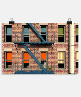 Fachada de un edificio de Nueva York