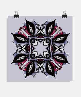 feuilles de mandala floral gothique