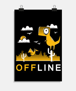 fuera de línea sin señal internet web d