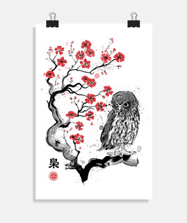 fukuro sumi-e