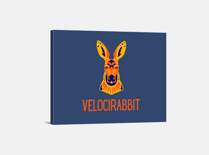 Funny kangaroo meme velocirabbit canvas | tostadora