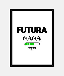 Futura mamá cargando