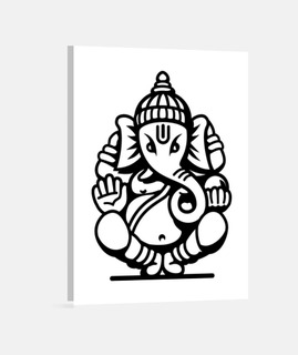 Ganesh Ganesha Elefante No.4 (negro)