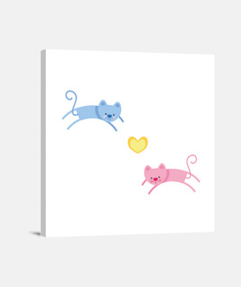 gatos felices