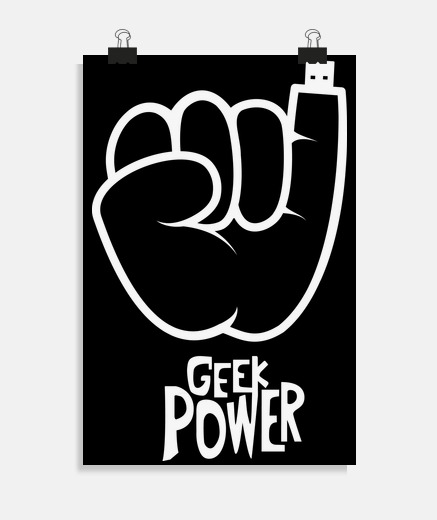 Poster geek power