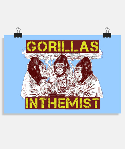 Poster gorillas in the mist
