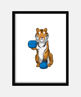 guantes de boxeo boxeador tigre