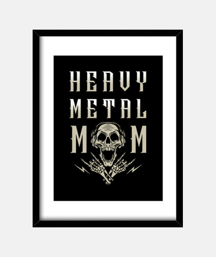 Framed heavy metal mom