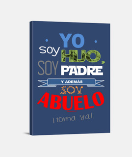 Hijo, Padre y Abuelo (fondo color oscuro)