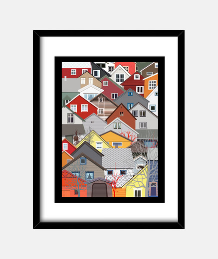 Framed houses