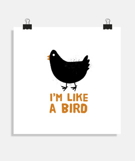 IM LIKE A BIRD - Illustration oiseau