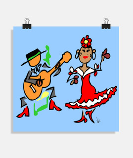 image de flamenco