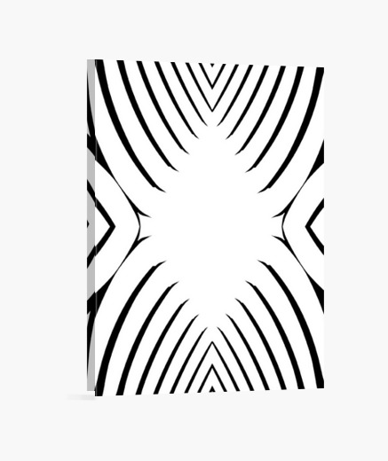 In Bianco E Nero Disegno Astratto E Moderno Tela Montante 3 4 30 X 40 Cm In Bianco E Nero Mod Tostadora It