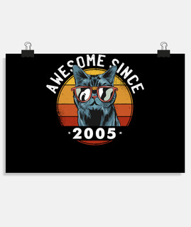 increíble desde 2005 18 años 18