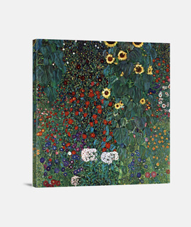 Jardín con flores