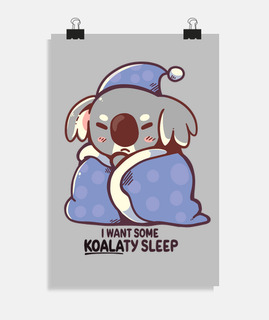 je veux du sommeil koalaty - affiche