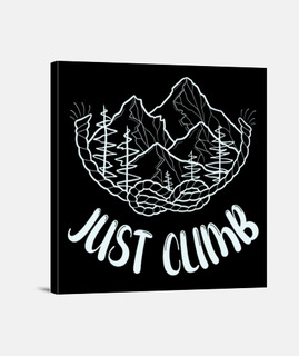 JUST CLIMB Escalade line art