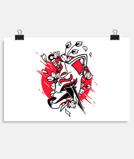 kitsune shinobi kunai