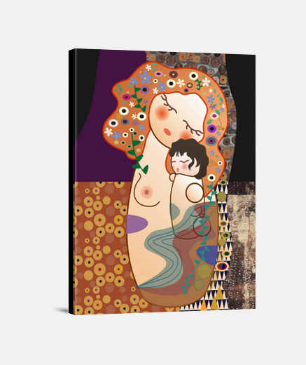 Lienzo Kokeshi Maternidad