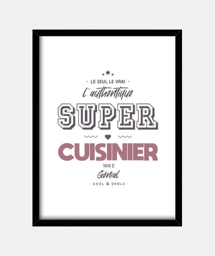 Cuadro la auténtica super cocinera