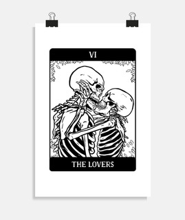 la carte de tarot squelette love