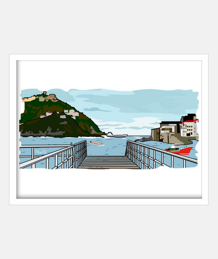 Cadre le port de donostia-san sebastian
