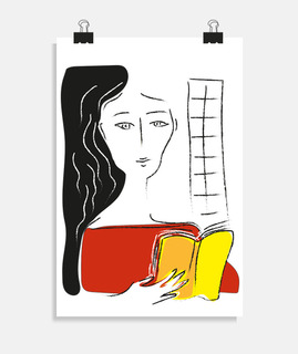 Lectora junto a la ventana