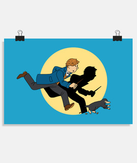 les aventures de l'affiche de triton scamander