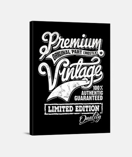 Lienzo Vintage Premium Original Part Authentic Limited Edition