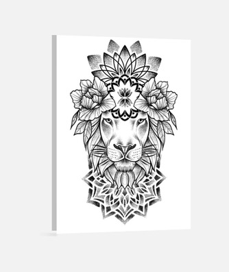 Aggregate more than 75 lion and mandala tattoo super hot  thtantai2